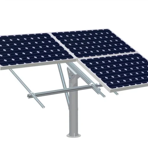 Solar panel mounting structures